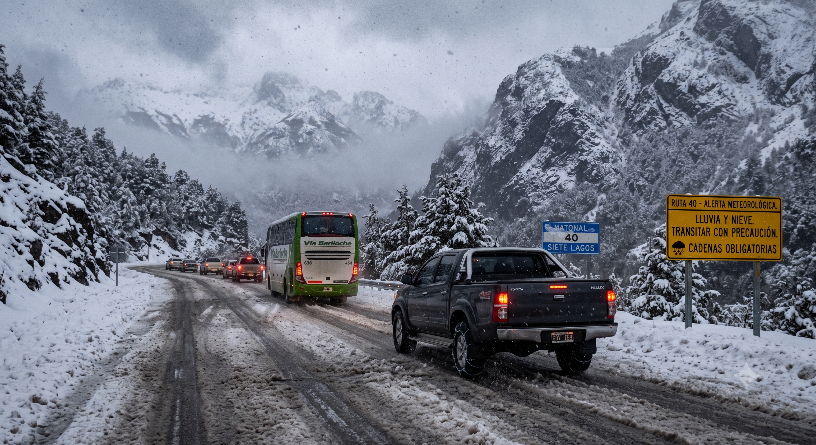 ⚠️ ¡Atención si vas a viajar! Alertas meteorológicas y estado de rutas en Neuquén 🌨️🚗