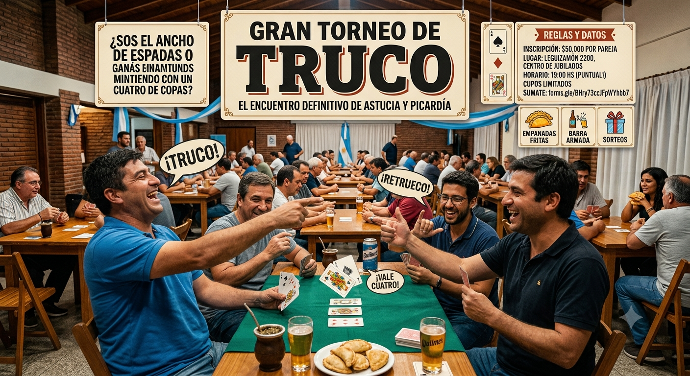 La ciencia del chamuyo y la mística del asado: Se viene el Gran Torneo de Truco