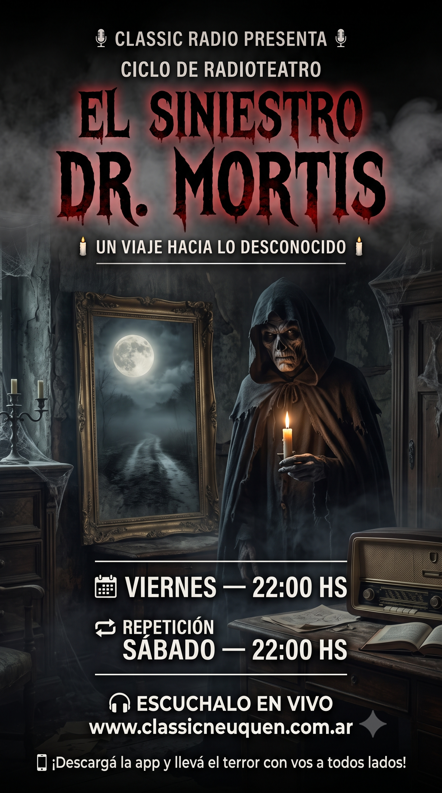 El Siniestro Dr. Mortis: La leyenda del terror radial que vuelve a cautivar a la audiencia
